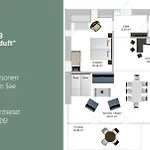 Apartmán Blueberry Living - Design-apartments Am Starnberger See, & Erholung, Privatparkplatz, Nur 400 M Zum Tutzing