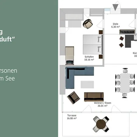 Blueberry Living - Design-apartments Am Starnberger See, & Erholung, Privatparkplatz, Nur 400 M Zum Apartament *