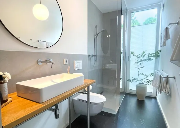 公寓 Blueberry Living - Design-apartments Am Starnberger See, & Erholung, Privatparkplatz, Nur 400 M Zum *